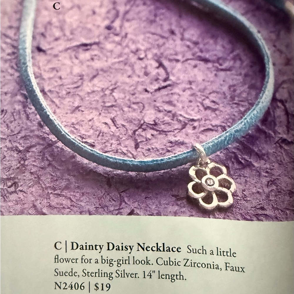 Silpada Dainty Daisy Necklace